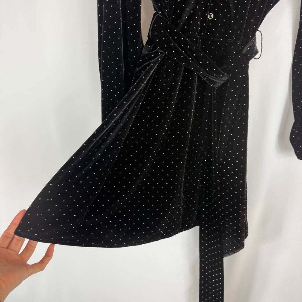 ZARA Velvet & Gold Studded Dress
- Size:M  with gold metal grommets - Picture 11 of 12